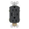Legrand 1597TRUSBACGC4 radiant 15 Amp 125-Volt Tamper Resistant Self-Test GFCI Duplex Outlet with Type A/C USB, Graphite