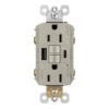 Legrand 1597TRUSBACNIC4 radiant 15 Amp 125-Volt Tamper Resistant Self-Test GFCI Duplex Outlet with Type A/C USB, Nickel