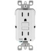 Leviton M02-GFWT1-03W 15 Amp 125-Volt Self-Test Tamper Resistant/Weather Resistant GFCI Duplex Outlet, White (3-Pack)