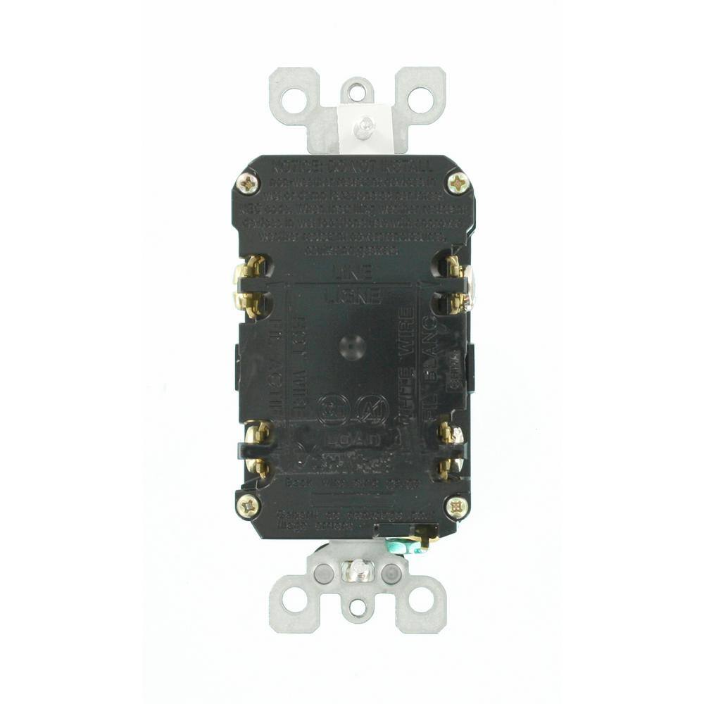 Leviton VE1-GFTR1-HE1 15 Amp 125 V Tamper Resistant Duplex Outlet Receptacle, Black (10-Pack)6
