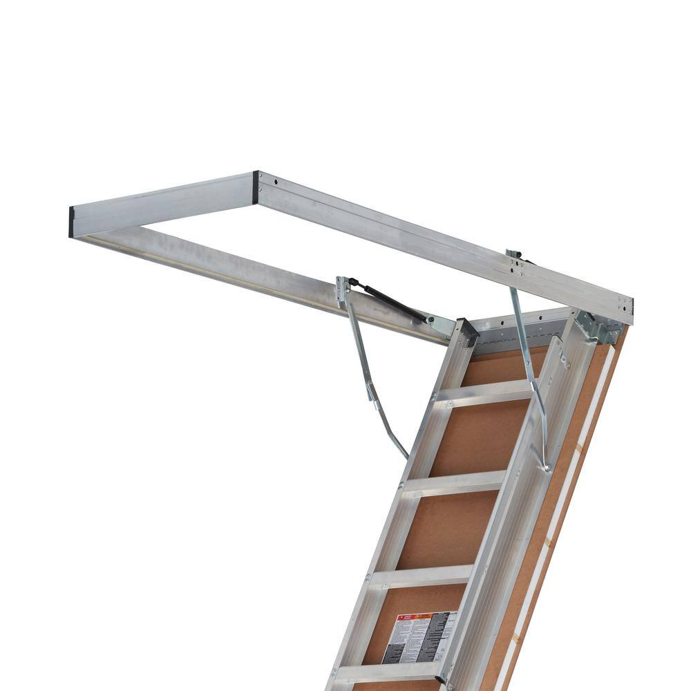 Louisville Ladder AL2540LG-R5 Energy Efficient 10 ft.- 12 ft., 25.5 in. x 63 in. Insulated Aluminum Attic Ladder with 375 lbs. Type IAA Load Capacity4