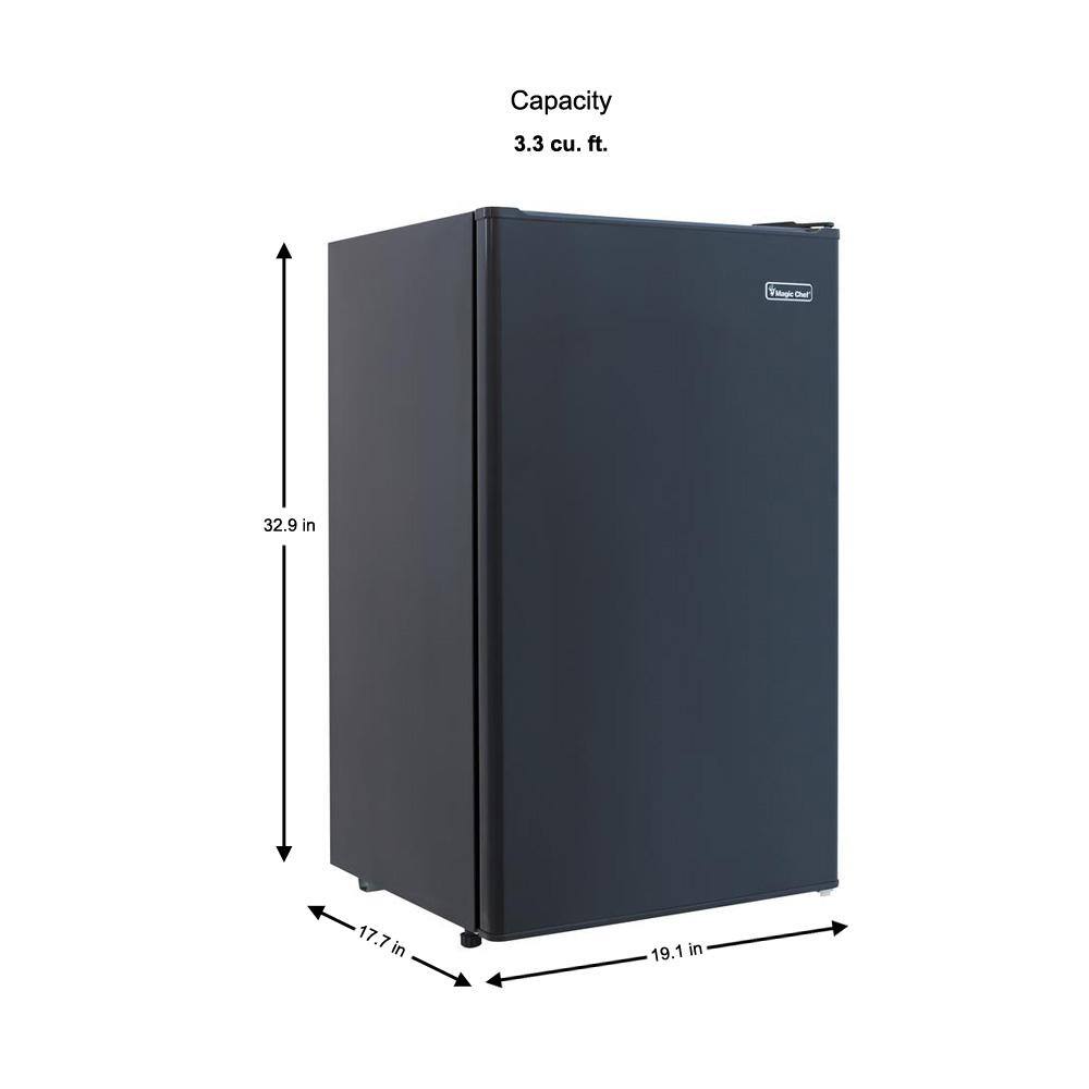 Magic Chef HMR330BE 3.3 cu. ft. Mini Fridge in Black8