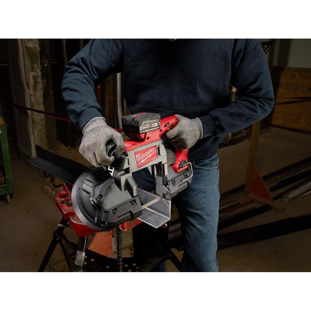 Milwaukee 44-7 8 in. 8 10 TPI Metal Deep Cut Extreme Band Saw Blade (9-Pack) For M18 FUEL Corded8