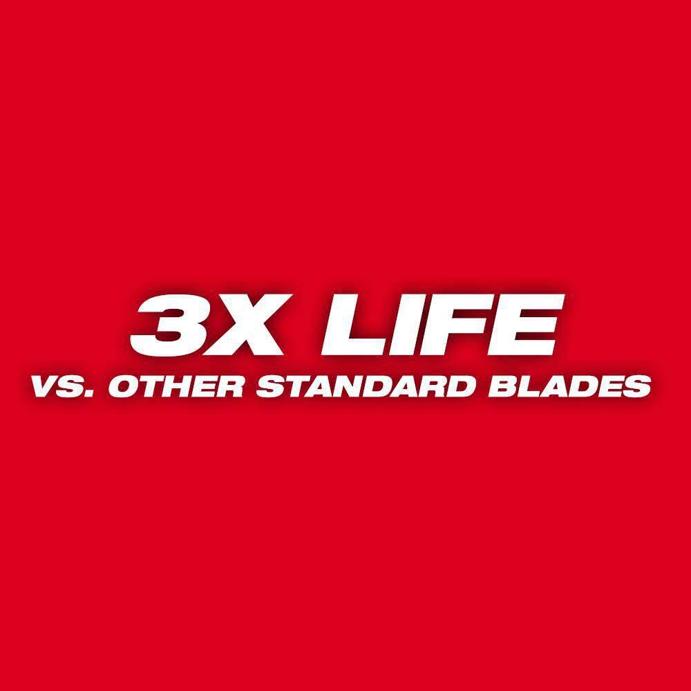 Milwaukee 48-01-6188 9 in. 18 TPI Medium Metal Cutting SAWZALL Reciprocating Saw Blades (50-Pack)1