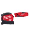 Milwaukee 48-22-0425-48-22-1505 25 ft. x 1-3/16 in. Compact Wide Blade Tape Measure w/15 ft. Reach with FASTBACK 6-in-1 Folding Utility Knives w/Blade