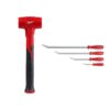 Milwaukee 48-22-9150-48-22-9214 28 oz. Dead Blow Hammer with Pry Bar Set