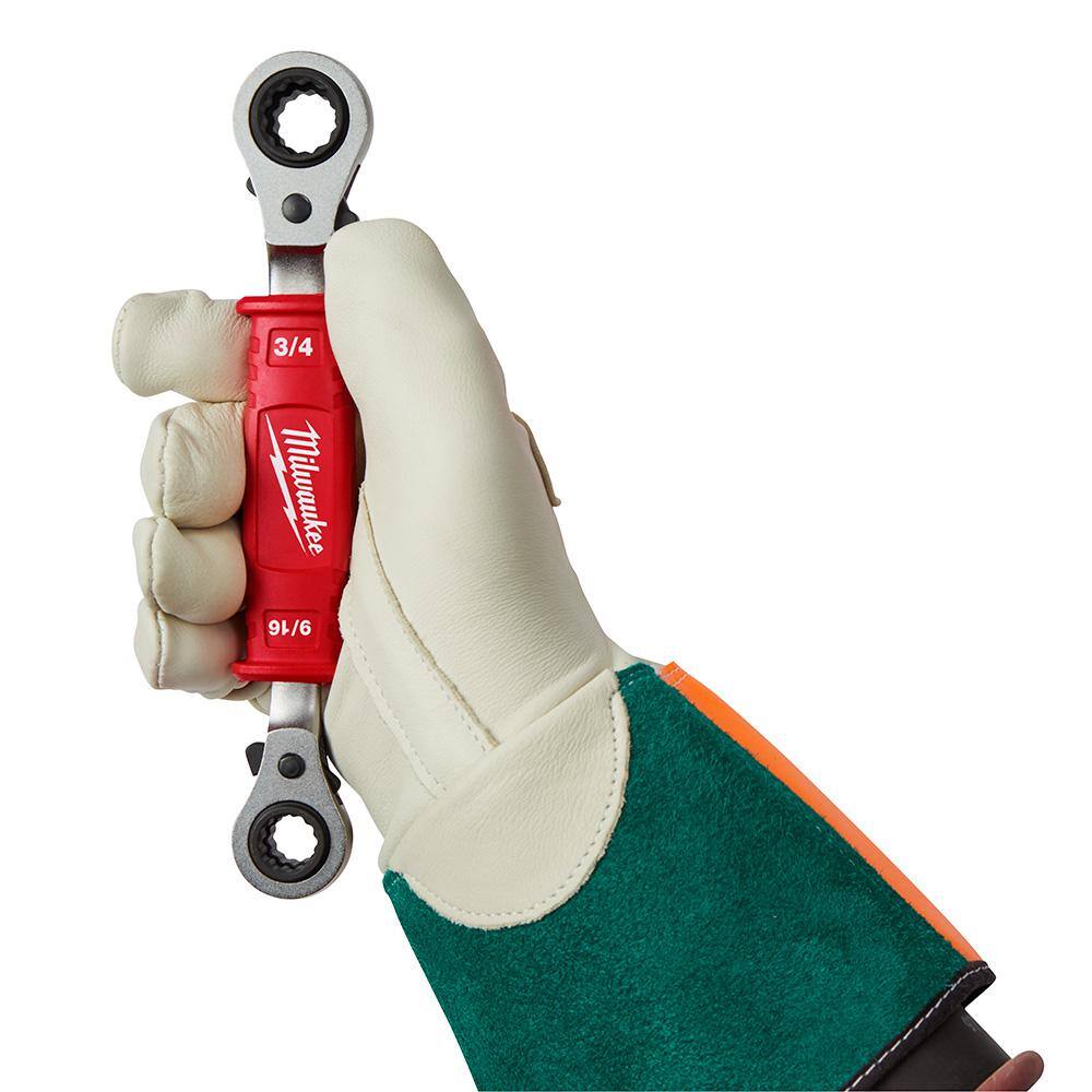 Milwaukee 48-22-9212 Lineman's 4-in-1 Insulated Ratcheting Box Wrench5