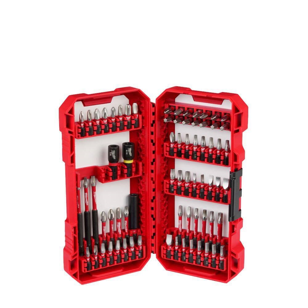 Milwaukee 48-32-5151 SHOCKWAVE Impact Duty Alloy Steel Screw Driver Bit Set with PACKOUT Organizer (70-Piece)