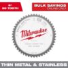 Milwaukee 48-40-4520 8 in. x 50 Carbide Teeth Thin Metal & Stainless Cutting Circular Saw Blade