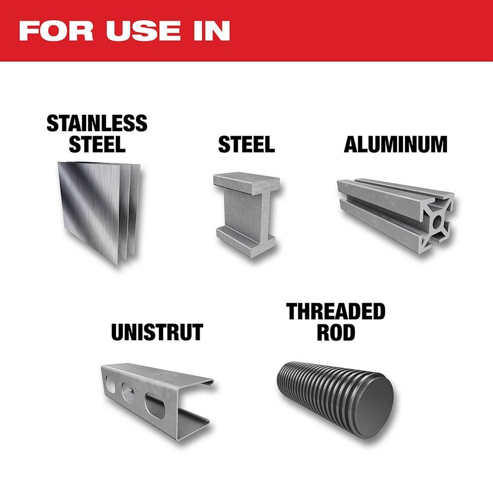 Milwaukee 48-40-4520 8 in. x 50 Carbide Teeth Thin Metal & Stainless Cutting Circular Saw Blade2