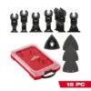 Milwaukee 49-10-9215 Oscillating Multi-Tool Blade Kit (15-Piece)