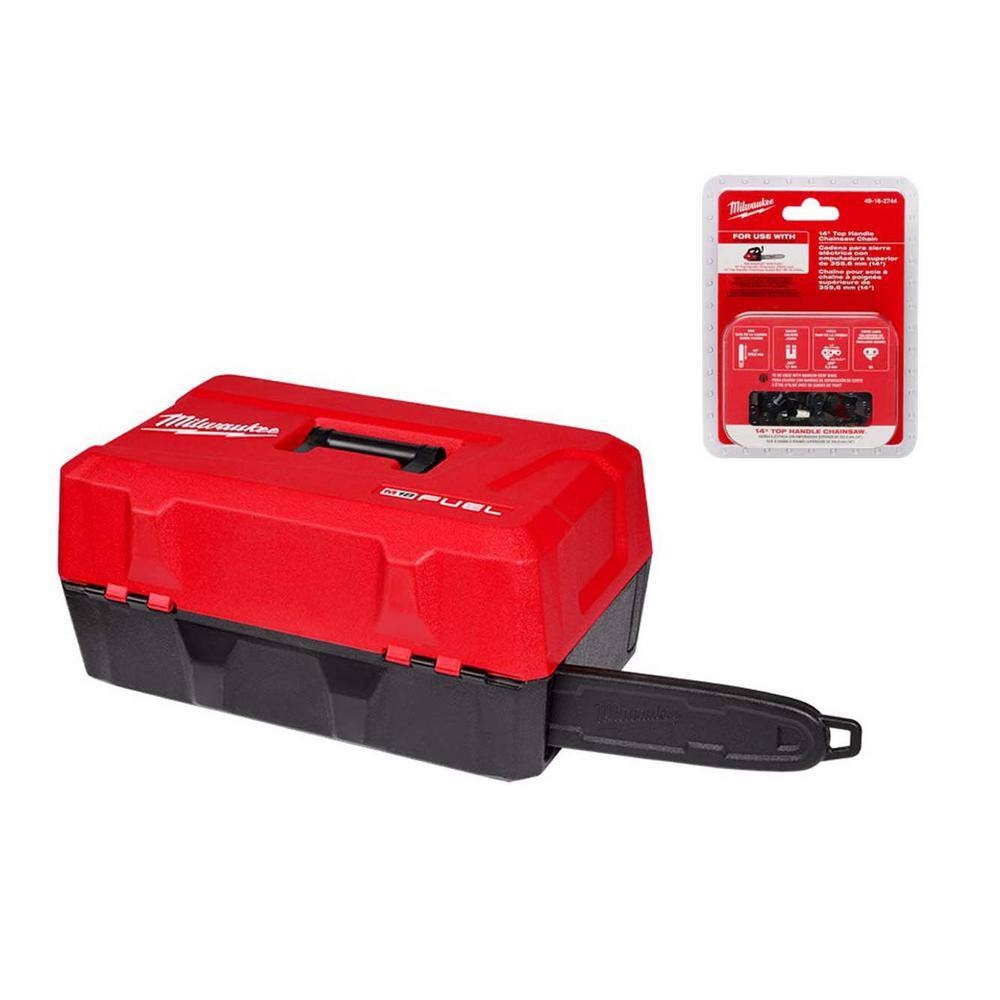 Milwaukee 49-16-2746-49-16-2744 M18 Top Handle Chainsaw Case with 14 in. Top Handle Chainsaw Chain_11zon (1) Milwaukee 49-16-2746-49-16-2744 M18 Top Handle Chainsaw Case with 14 in. Top Handle Chainsaw Chain