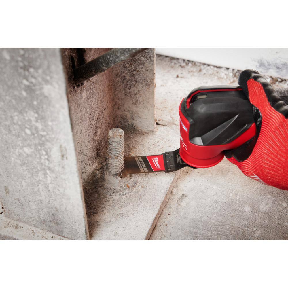 Milwaukee 49-25-1563 1-3 8 in. Nitrus Carbide Universal Fit Extreme Metal Cutting Oscillating Multi-Tool Blade (3-Pack)11