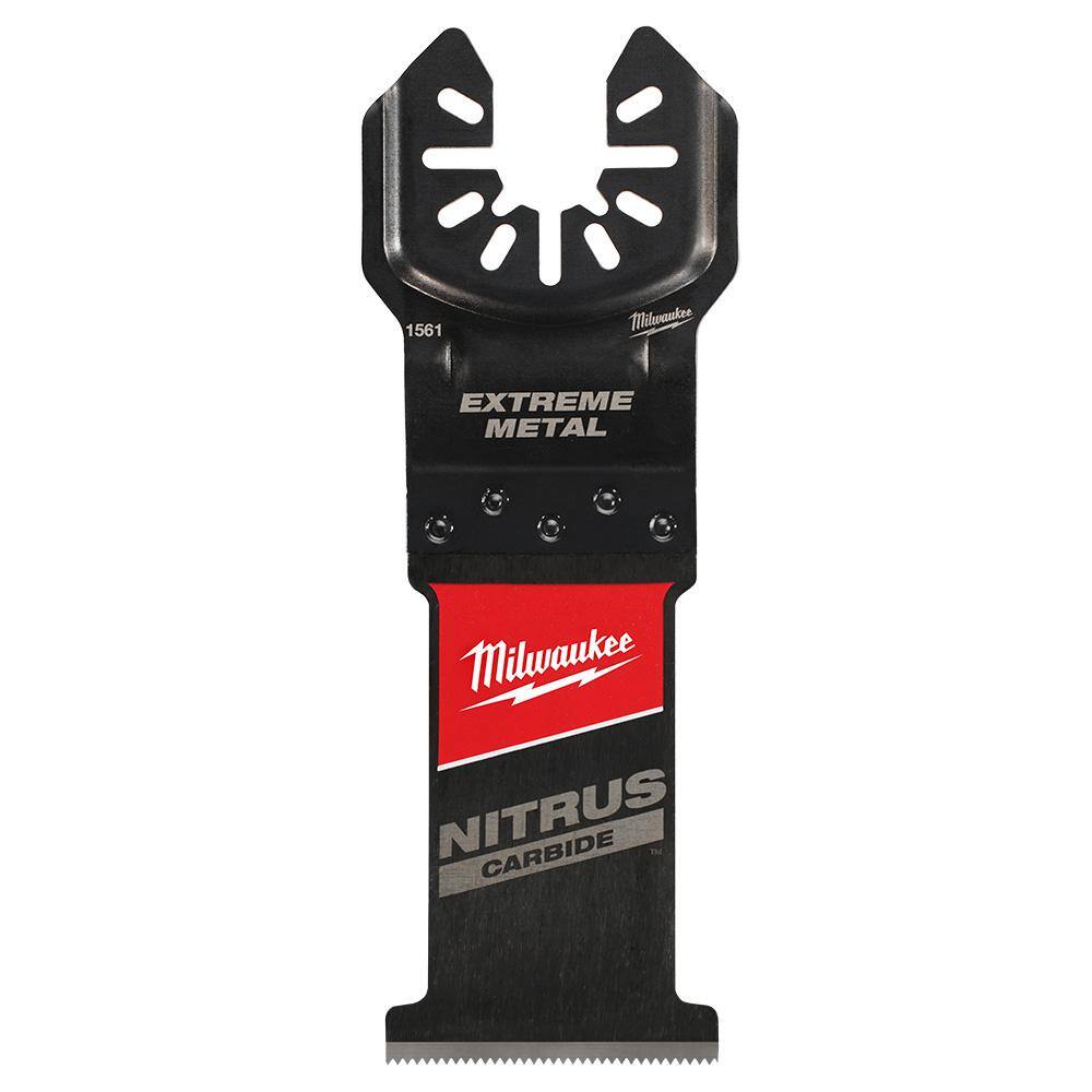 Milwaukee 49-25-1563 1-3 8 in. Nitrus Carbide Universal Fit Extreme Metal Cutting Oscillating Multi-Tool Blade (3-Pack)16