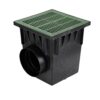 NDS 1882GRKIT 18 in. Square Catch Basin Kit, Green