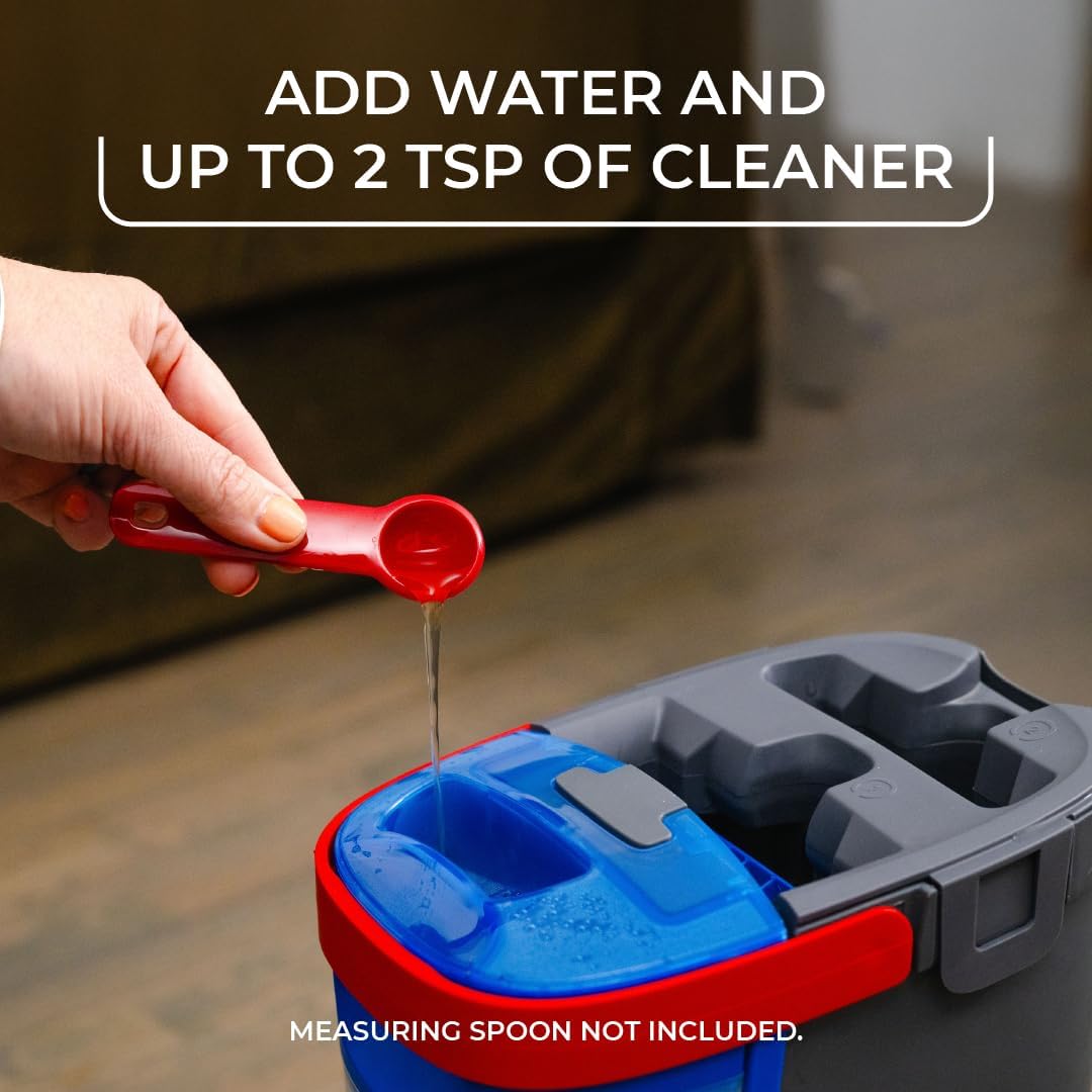 O-Cedar H2prO Flat Mop System Quick Cleaning Tool Clean with Clean Water Machine Washable Reusable Microfiber Mop Pad Safe on Wood Floors, Vinyl, Tile, Baseboards, Walls19