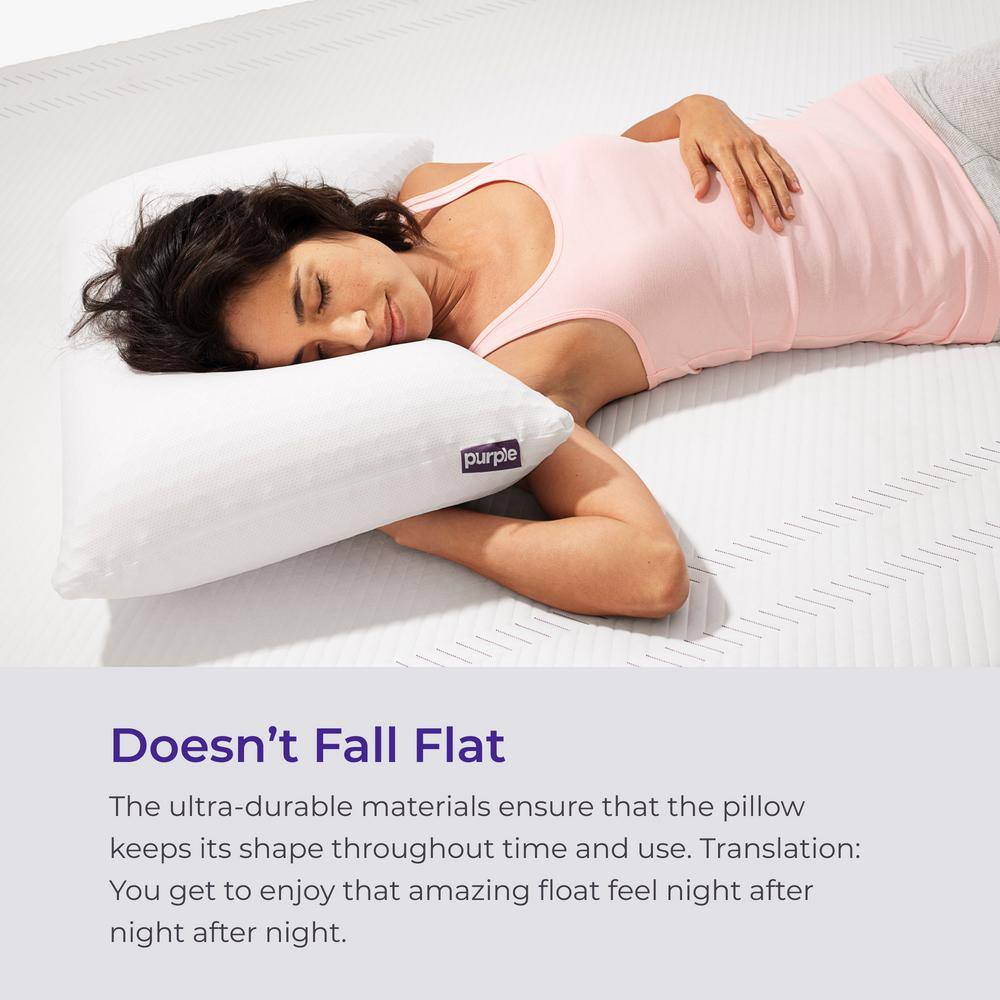 PURPLE 10-31-12915 Harmony GelFlex Grid Hex Talalay Latex Core King Tall 7.5 in. Pillow1