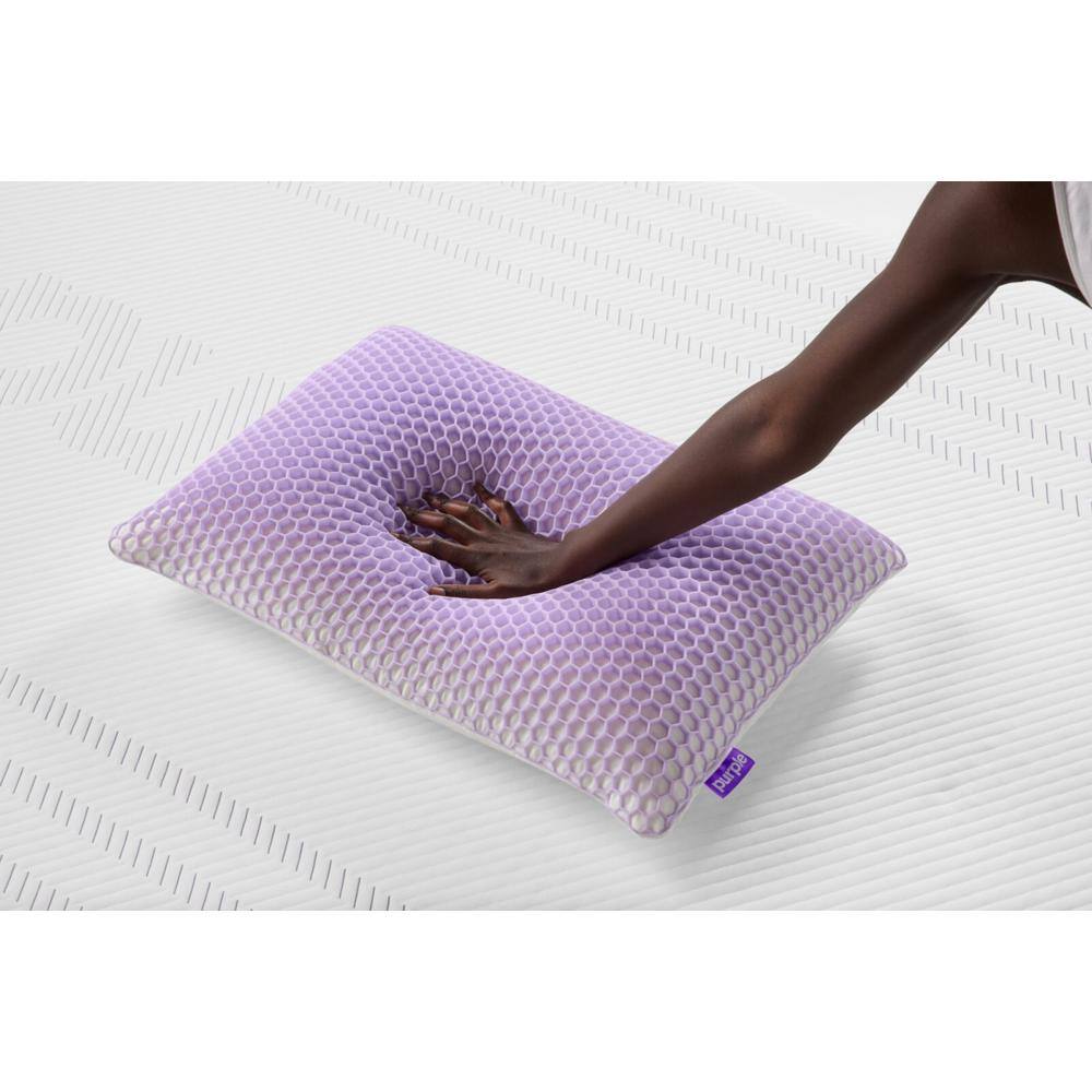 PURPLE 10-31-12915 Harmony GelFlex Grid Hex Talalay Latex Core King Tall 7.5 in. Pillow7