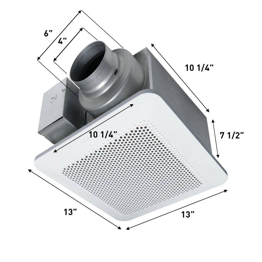 Panasonic RG-C811A Whisper Choice DC Pick-A-Flow 80 110 CFM Ceiling Bathroom Exhaust Fan with Flex-Z Fast Bracket5