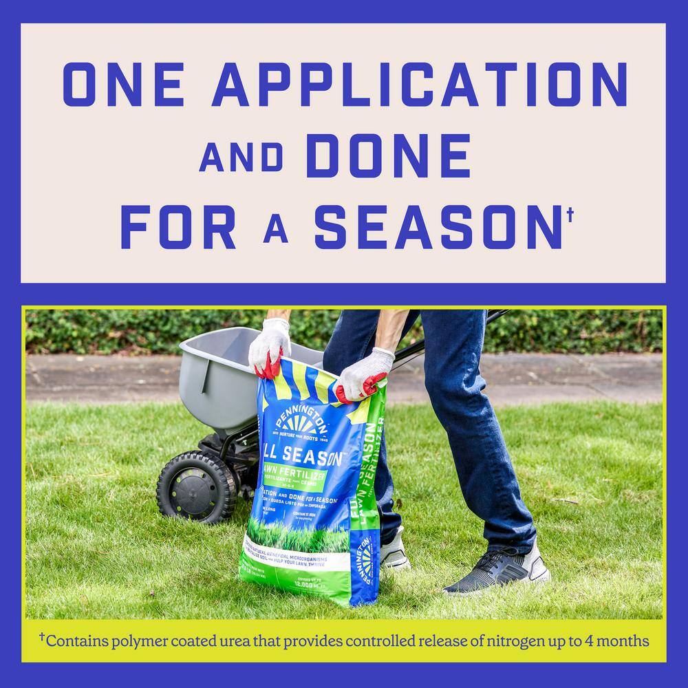 Pennington 100550301 33.6 lbs. 12,000 sq. ft. Full Season Lawn Fertilizer Granules 32-0-53