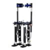 Pentagon Tool 757431MTZ 24 in. to 40 in. Adjustable Height Black Drywall Stilts