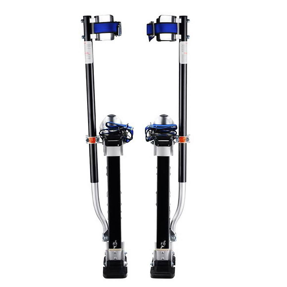 Pentagon Tool HWD630459 24 in. to 40 in. Adjustable Height Black Drywall Stilts Pentagon Tool HWD630459 24 in. to 40 in. Adjustable Height Black Drywall Stilts