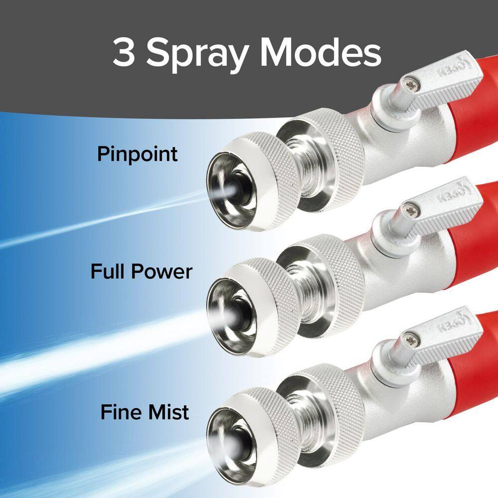 Pocket Hose 17427 Silver Bullet 2.0 Expandable Garden Hose 3 4 in. x 100 ft. with Turbo Shot Nozzle6