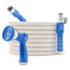 Pocket Hose 17617 Expandable Marine Hose, UV Protection, 3/4 in x 100 ft. Hose, On/Off Valve, BONUS 10 Pattern Sprayer, AS-SEEN-ON-TV