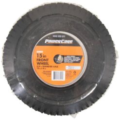 Powercare 490-325-H012 Universal 15 in. x 6 in. Front Wheel Assembly for Lawn Tractors and Zero Turn Mowers