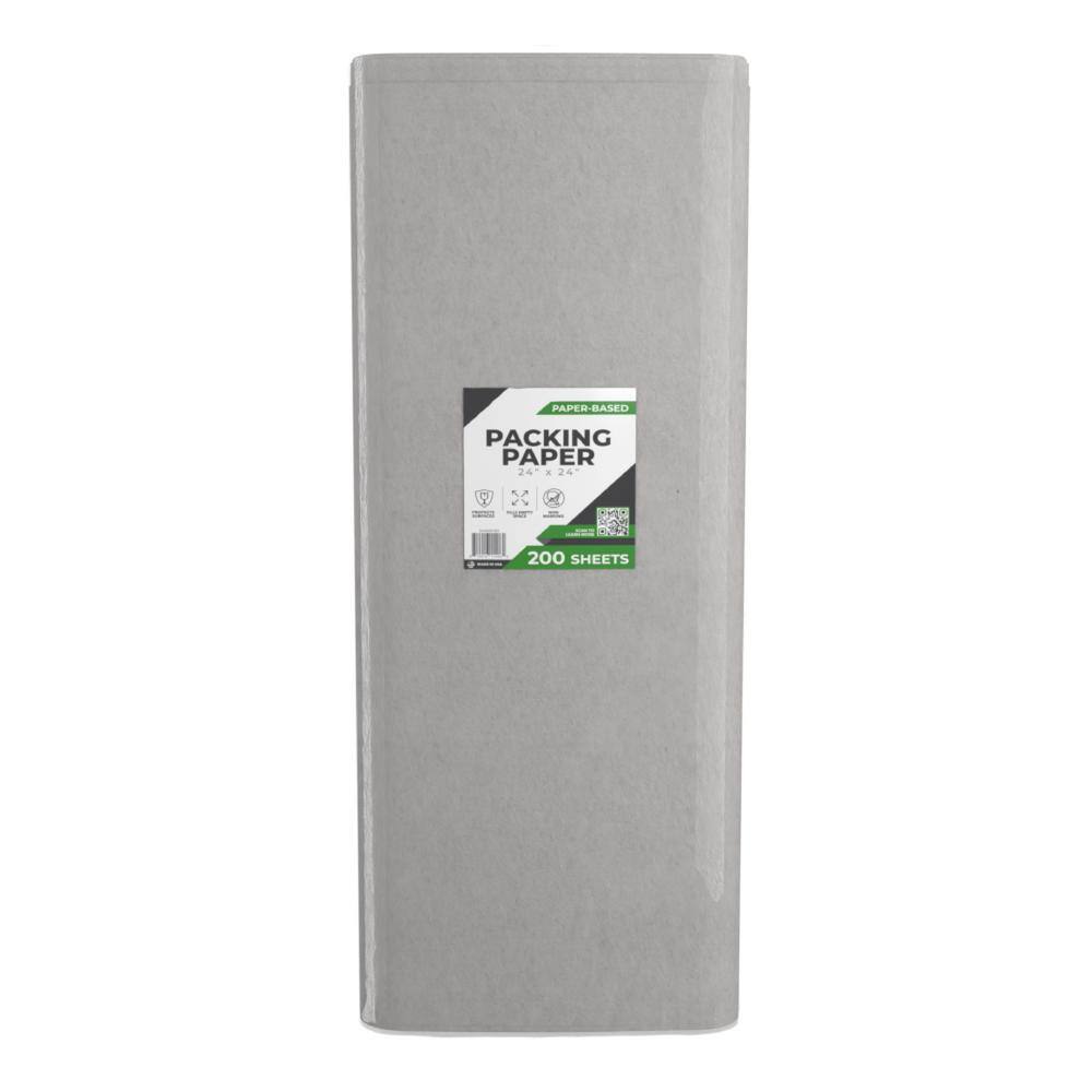 Pratt Retail Specialties 100PCT200SHT2 24 in. x 24 in. 100% Recycled Packing paper 200-Sheets (2-Pack) Pratt Retail Specialties 100PCT200SHT2 24 in. x 24 in. 100% Recycled Packing paper 200-Sheets (2-Pack)