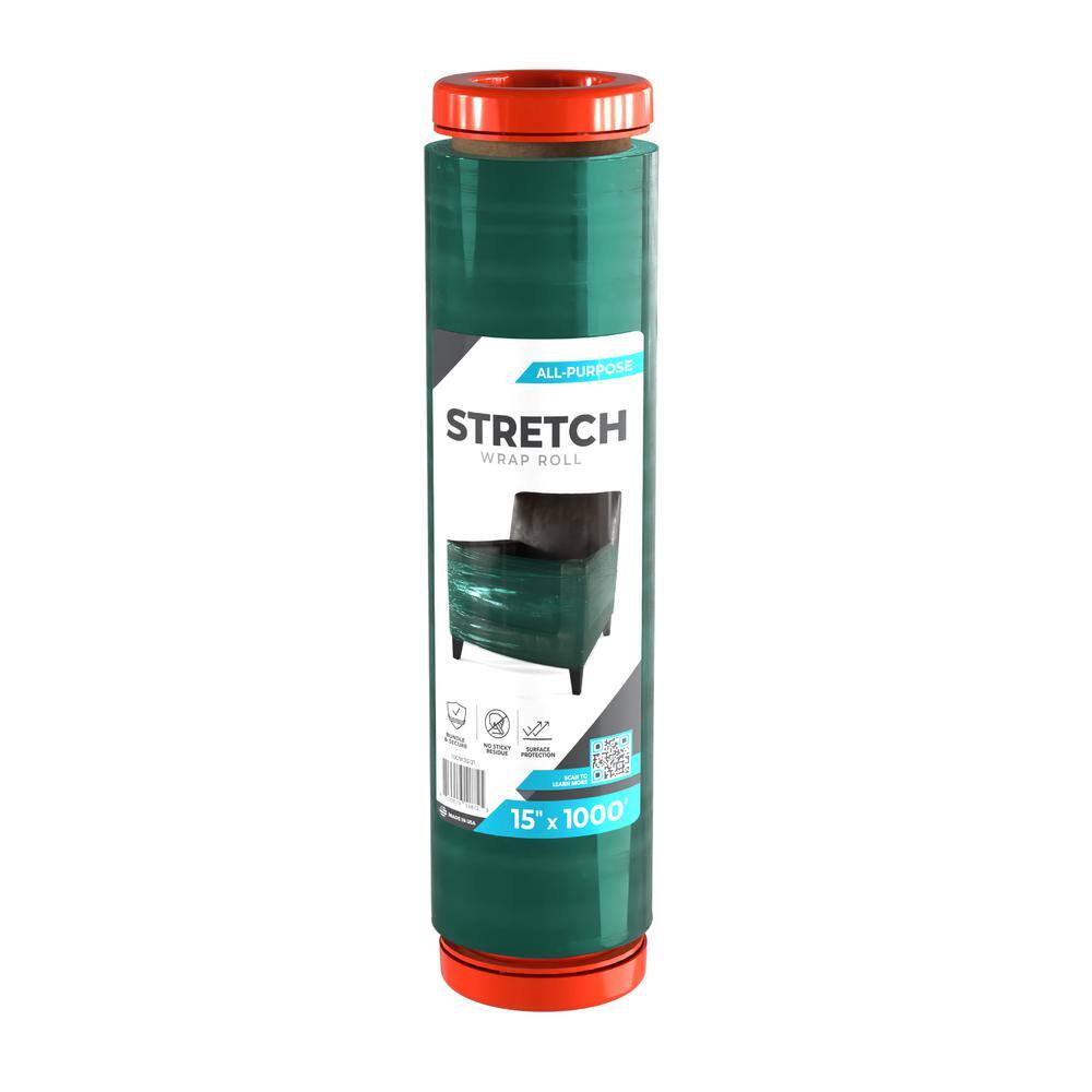 Pratt Retail Specialties 15x10002 1000 ft. L x 15 in. W Stretch Wrap (2-Pack) Pratt Retail Specialties 15x10002 1000 ft. L x 15 in. W Stretch Wrap (2-Pack)