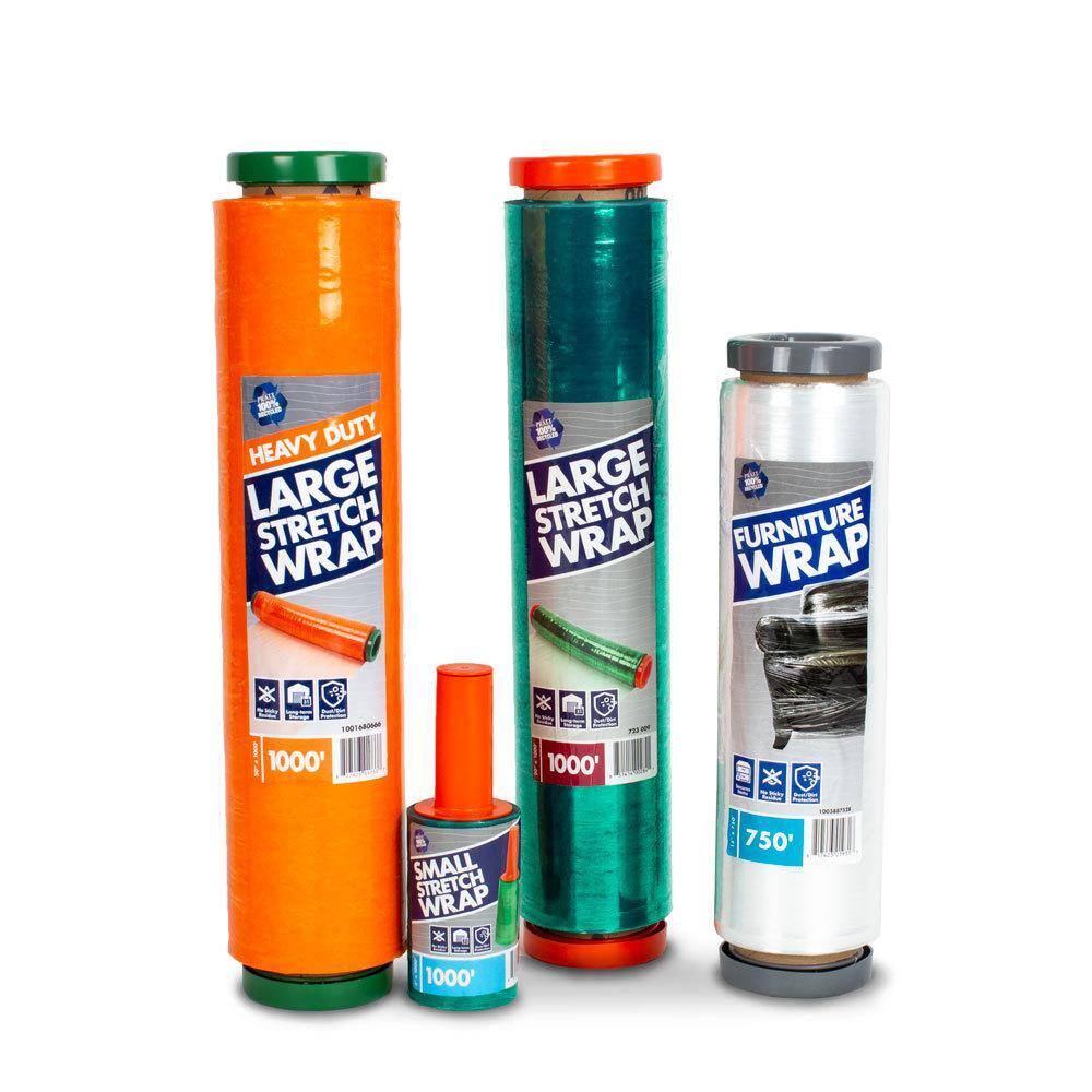 Pratt Retail Specialties 45INSTRCH 5 in. x 1000 ft. Stretch Wrap 4 Pack8