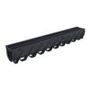 RELN 003101 Storm Drain 5 in. x 40 in. Channel Drain Kit, Black Grate