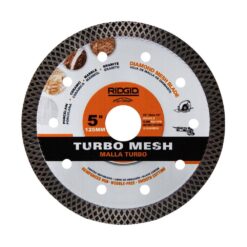 RIDGID HD-CM50P 5 in. Turbo Mesh Rim Diamond Blade