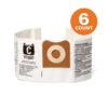 RIDGID VF3501A High-Efficiency Wet Dry Vac Dry Pick-up Only Dust Bags for 3-4.5 Gallon and HD0600 RIDGID Shop Vacuums, Size C (6-Pack)