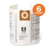 RIDGID VF3502A High-Efficiency Wet Dry Vac Dry Pick-up Only Dust Bags for Select 12-16 Gallon RIDGID Shop Vacuums, Size A (6-Pack)