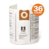 RIDGID VF3502D High-Efficiency Wet Dry Vac Dry Pick-up Only Dust Bags for Select 12-16 Gallon RIDGID Shop Vacuums, Size A (36-Pack)