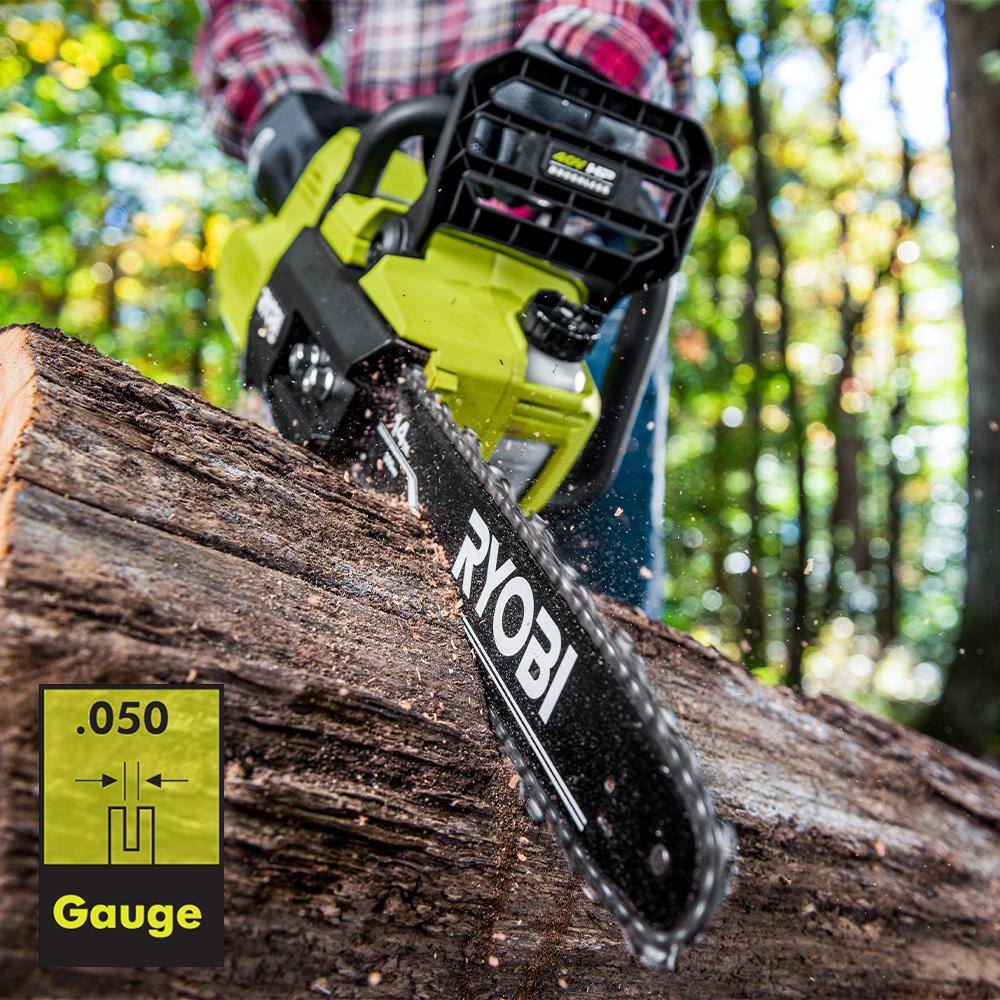 RYOBI RY14C1-4 14 in. 0.050-Gauge Replacement Full Complement Standard Chainsaw Chain, 52 Links (4-Pack)4