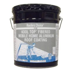 Roofers Choice RC067870 67 Kool Top Fibered Aluminum Mobile Home Reflective Roof Coating 4.75 gal.
