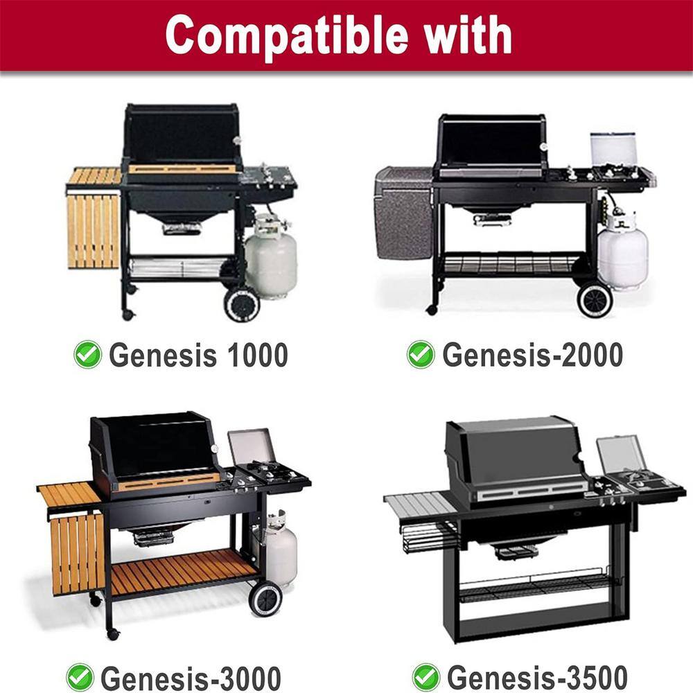 SHINESTAR 7638 Grill Grates Replacement for Weber Spirit 300 Series, E-310 E-330 Cast Iron (2-Pack)3