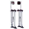 SKYSHALO Drywall Stilts, 24 in. to 40 in. Adjustable Aluminum Tool Stilts with Protective Knee Pads, Drywall Stilts, Silver