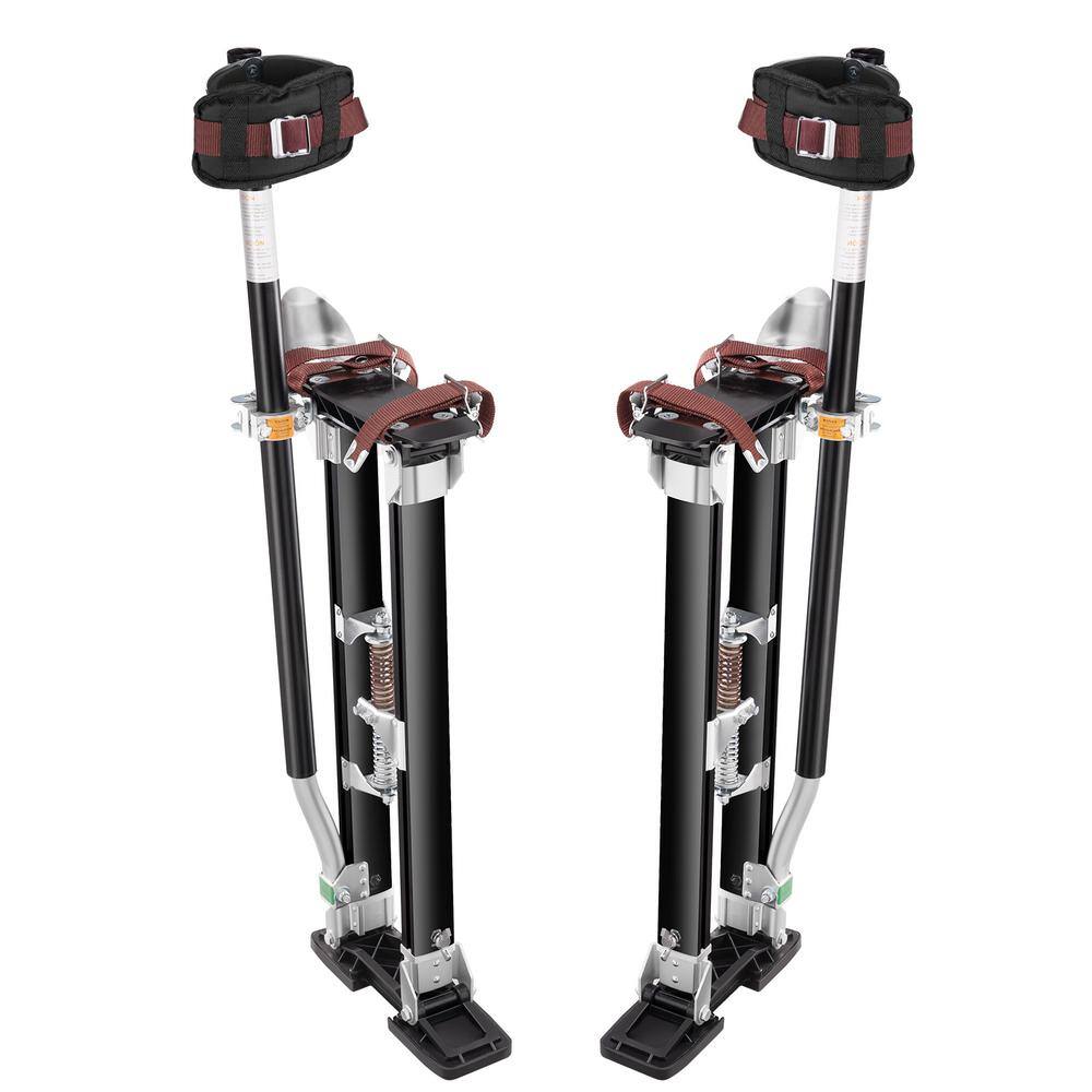SKYSHALO Drywall Stilts Aluminum Tool Stilts 24 to 40 in. Adjustable Painting Black SKYSHALO Drywall Stilts Aluminum Tool Stilts 24 to 40 in. Adjustable Painting Black