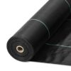 SVOPES Weed Barrier Landscape Fabric, 6 ft. x 100 ft. Heavy Duty Woven PP, Geotextile Landscaping, Driveway, Ground Cover Black