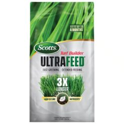 Scotts 22317-1 Turf Builder UltraFeed 40 lbs. Covers Up to 17,778 sq. ft. Long-Lasting Dry Lawn Fertilizer Feeds Grass Up to 6 Months