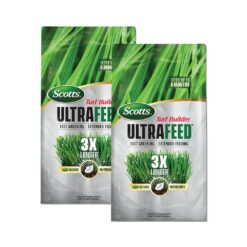 Scotts VB02159 Turf Builder UltraFeed 20 lbs. Covers Up to 17,777 sq. ft. Long-Lasting Fertilizer Feeds Grass Up to 6 Months (2-Pack)