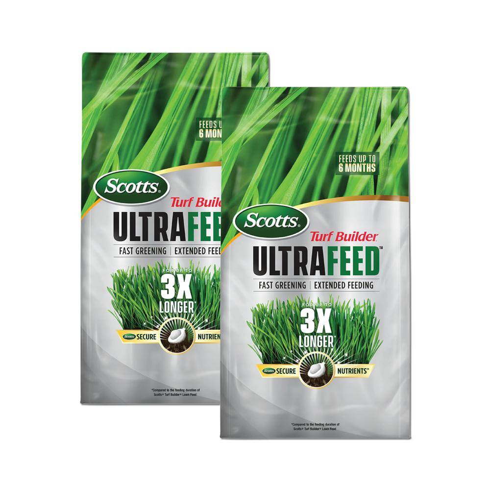 Scotts VB02159 Turf Builder UltraFeed 20 lbs. Covers Up to 17,777 sq. ft. Long-Lasting Fertilizer Feeds Grass Up to 6 Months (2-Pack) Scotts VB02159 Turf Builder UltraFeed 20 lbs. Covers Up to 17,777 sq. ft. Long-Lasting Fertilizer Feeds Grass Up to 6 Months (2-Pack)