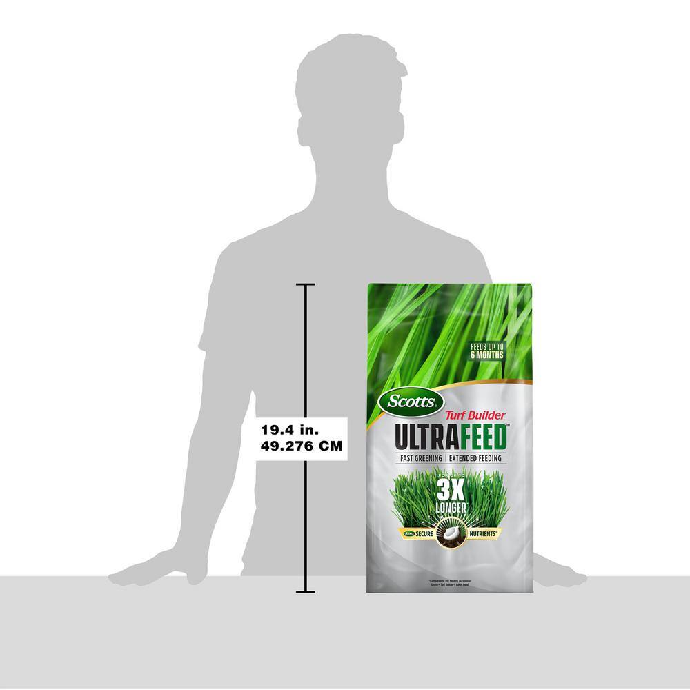 Scotts VB02159 Turf Builder UltraFeed 20 lbs. Covers Up to 17,777 sq. ft. Long-Lasting Fertilizer Feeds Grass Up to 6 Months (2-Pack)13