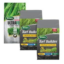 Scotts VB21109 Turf Builder Triple Action1 and Ultrafeed Annual Program Northern for Small Lawns