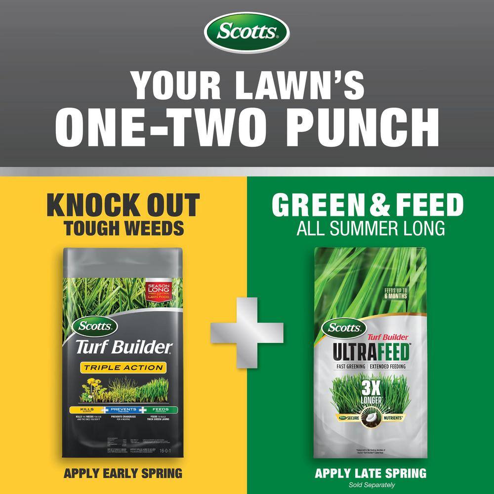 Scotts VB21109 Turf Builder Triple Action1 and Ultrafeed Annual Program Northern for Small Lawns1