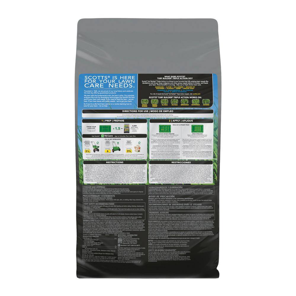 Scotts VB21109 Turf Builder Triple Action1 and Ultrafeed Annual Program Northern for Small Lawns14
